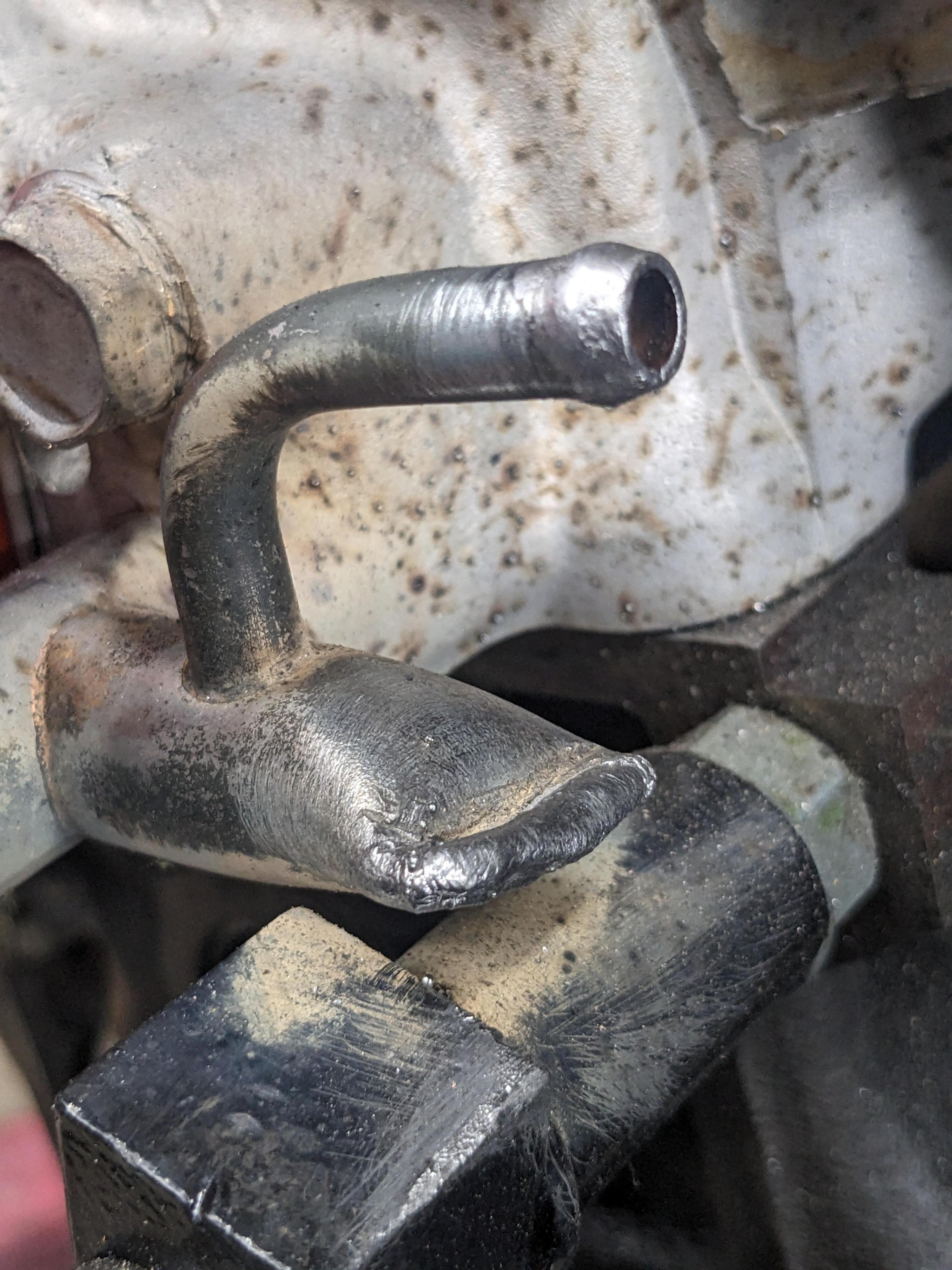 Welded heater hose